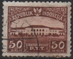 Stamps Indonesia -  Oficina Postal