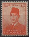 Sellos de Asia - Indonesia -  Pre. Sukarno