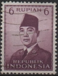 Sellos de Asia - Indonesia -  Pre. Sukarno