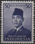 Sellos de Asia - Indonesia -  Pre. Sukarno