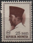 Sellos de Asia - Indonesia -  Pre. Sukarno