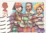 Stamps United Kingdom -  NAVIDAD