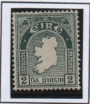 Stamps Ireland -  Mapa d' Irlanda