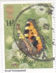 Stamps United Kingdom -  Mariposa