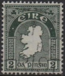 Stamps Ireland -  Mapa d' Irlanda