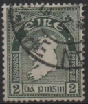 Stamps Ireland -  Mapa d' Irlanda