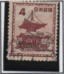 Stamps Japan -  Ishiyama-dera Pagoda