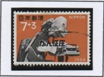 Stamps Japan -  Tratamiento d' Cobalt Uni