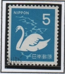 Stamps Japan -  Cisne Vulgar