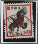 Stamps Japan -  Aguila real