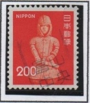 Stamps Japan -  Estatua de guerrero Haniwa