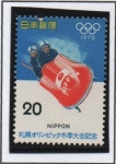 Stamps Japan -  Bobsledding