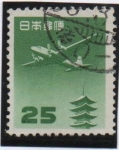 Stamps Japan -  Avion  