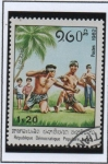 Stamps Laos -  Lucha Laosiana, Varios Movimientos