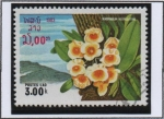 Stamps Laos -  Flora, Dendrobium aggregatum