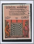 Stamps Laos -  Ajedrez, Ilustraciones Medievales y d' Renacimiento