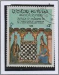 Stamps Laos -  Ajedrez, Ilustraciones Medievales y d' Renacimiento