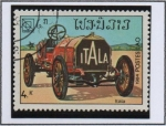 Sellos de Asia - Laos -  Deportes, Coches clásicos d' carreras, Itala