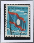 Stamps Laos -  Dia Nacional ,Bandera