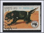 Stamps Laos -  Marsupial, Demonio de Tasmania