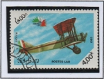 Stamps Laos -  Aviones, Anzani