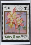 Sellos de Asia - Laos -  Floras y Plantas