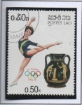 Sellos de Asia - Laos -  Olimpiadas d' Verano, Seúl, Gimnasia 