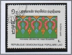 Stamps Laos -  Plantillas decorativas, Bufanda