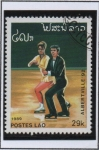 Stamps Laos -  Albertville