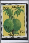 Stamps Laos -  Durión