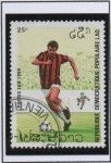 Stamps Laos -  Copa Mundial, Italia