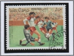 Stamps Laos -  Campeonato mundial d' Futbol Estados Unidos