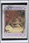 Sellos de Asia - Laos -  Tupaia Glis