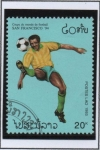 Stamps Laos -  Campeonato mundial d' Futbol Estados Unidos