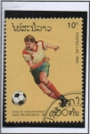 Stamps Laos -  Campeonato mundial d' Futbol Estados Unidos