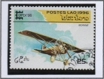 Stamps Laos -  Aviones Antiguos, Morane