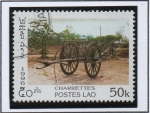 Stamps Laos -  Carros