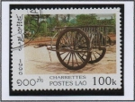 Sellos de Asia - Laos -  Carros