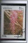 Stamps Laos -  Dendrobium secundum