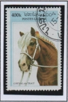 Stamps Laos -  Caballos d' Tiro