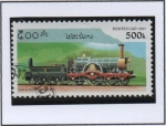 Stamps Laos -  Locomotoras d' Vapor, Lord d' l' Islas, 1851