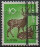 Stamps Japan -  Ciervo Sika