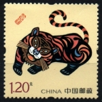 Sellos de Asia - China -  Año del Tigre