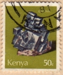 Sellos de Africa - Kenya -  1977 Minerales: galena