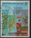 Stamps Laos -  Productos d' Campo