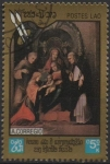 Stamps Laos -  Pinturas por Correggio, Virgen y niño