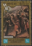 Stamps Laos -  Pinturas por Correggio, Virgen y niño