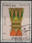 Stamps Laos -  Arte, Capita