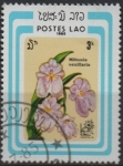 Stamps Laos -  Mitonia vexilolaria