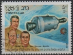 Sellos de Asia - Laos -  Vuelo d' Apolo-Soyuz, 10 Anv.